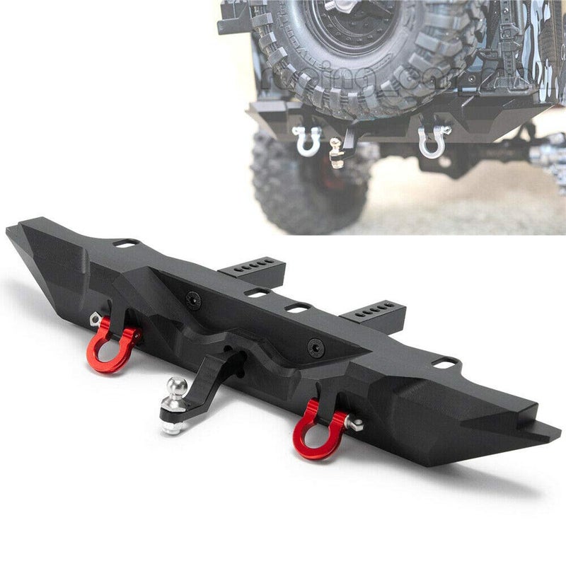 Benedict Harry مصد خلفي من سبائك الألومنيوم مع وصلة سحب للمقطورة لسيارة التحكم عن بعد 1/10 TRX-4 SCX10 II 90046 - Image 1